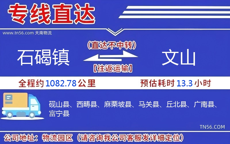 石碣镇到文山物流公司